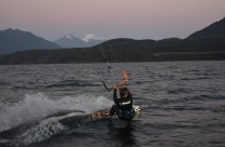 atardecer kitesurf